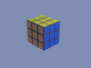 Rubiks Cube 3D Model