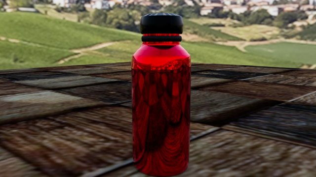 Water Pot 3D Модель .c4d .max .obj .3ds .fbx .stl .blend 