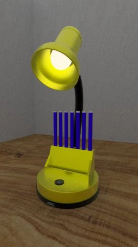 Multi Functional Table Lamp Light 3D Print Model .c4d .max .obj .3ds .fbx .stl .blend 