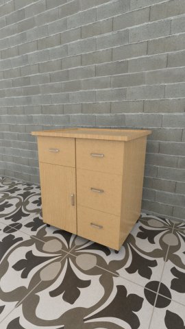 Desk Table 3D 모델 .c4d .max .obj .3ds .fbx .stl .blend 