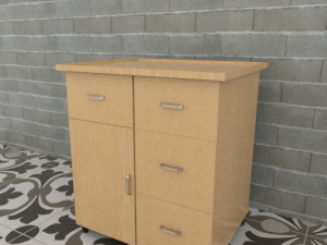 Desk Table Model 3D