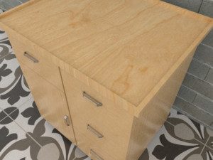 Desk Table 3D 모델
