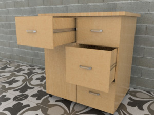 Desk Table 3D 모델