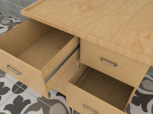Desk Table 3D Model