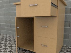 Desk Table 3D 모델