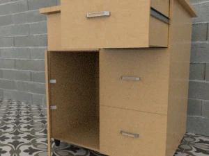 Desk Table 3D Model