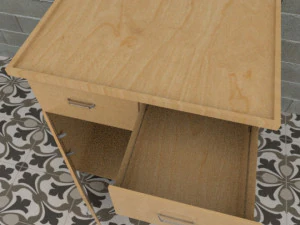 Desk Table 3D Model
