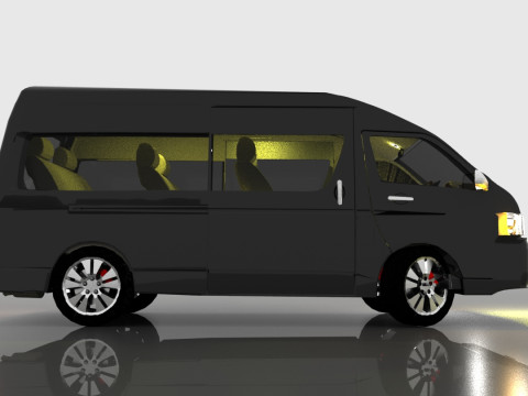 Mini Van 3D Model