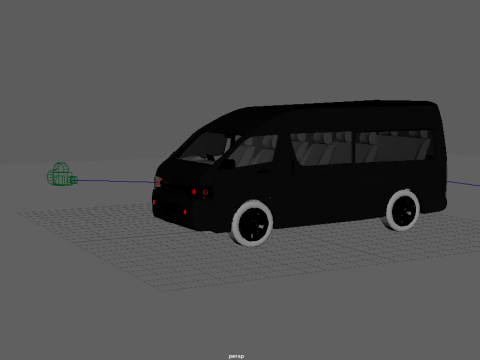 Mini Van 3D Модель