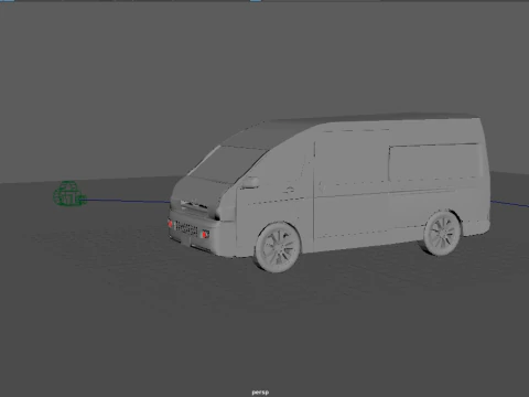 Mini Van 3D Model