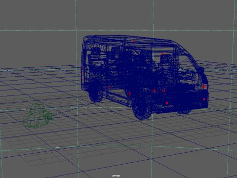 Mini Van 3D Модель
