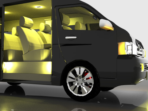 Mini Van 3D Модель