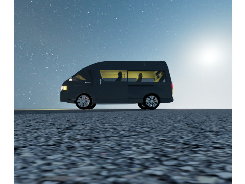 Mini Van 3D Модель