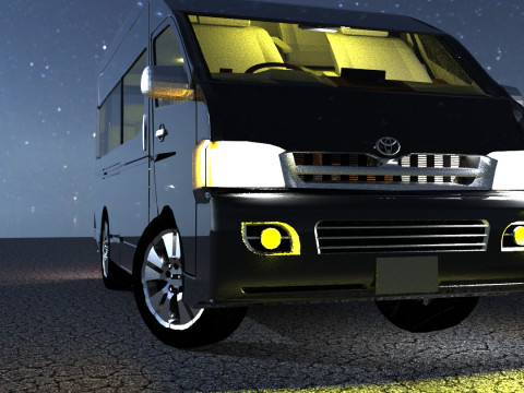 Mini Van 3D Модель