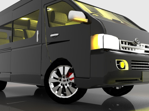 Mini Van 3D Модель