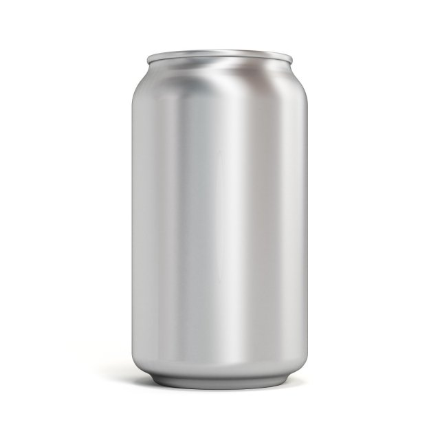 Aluminum can 3D-Modell .c4d .max .obj .3ds .fbx .stl .blend 