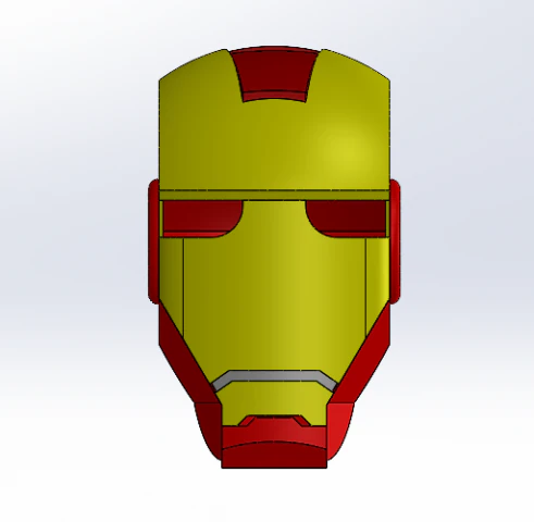 IRON MAN HEAD 3D Print Model .c4d .max .obj .3ds .fbx .stl .blend