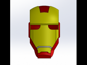 IRON MAN HEAD 3D Print Model