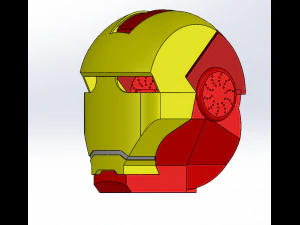 IRON MAN HEAD 3D Print Model