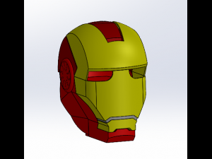 IRON MAN HEAD 3D Print Model