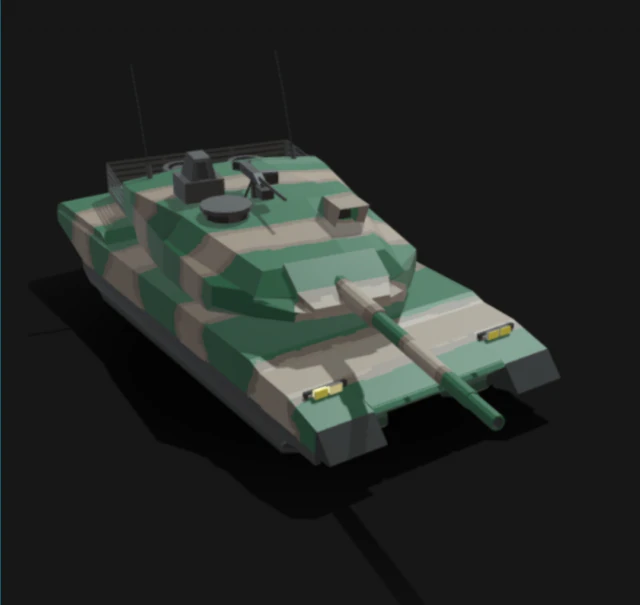 Tipo 10 de baixo poli Modelo 3D .c4d .max .obj .3ds .fbx .stl .blend 