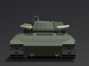 Low-poly M18 Hellcat 3D Model