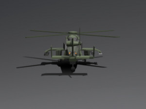 LowPoly Eurocopter tiger Model 3D