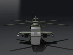 LowPoly Eurocopter tiger 3D Model