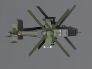 LowPoly Eurocopter tiger Model 3D