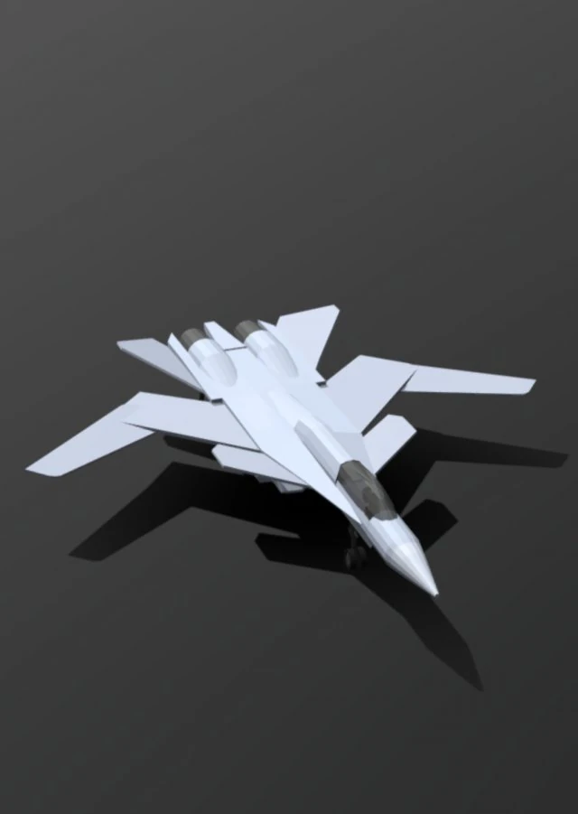 Low-poly X-02 Strike wyvern 3D Model .c4d .max .obj .3ds .fbx .stl .blend