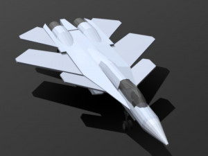 Low-poly X-02 Strike wyvern 3D Model