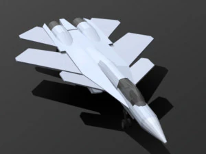 Low-poly X-02 Strike wyvern 3D Model