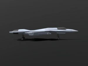 Low-poly X-02 Strike wyvern 3D Model