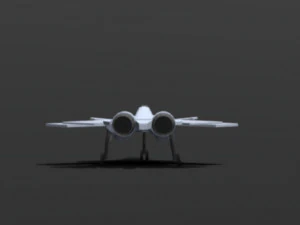 Low-poly X-02 Strike wyvern 3D Model