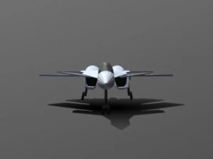 Low-poly X-02 Strike wyvern 3D Model
