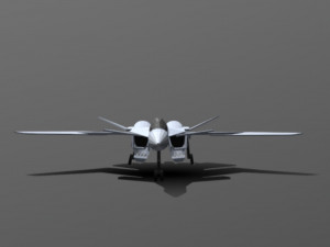 Low-poly X-02 Strike wyvern 3D Model