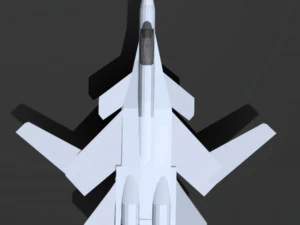 Low-poly X-02 Strike wyvern 3D Model