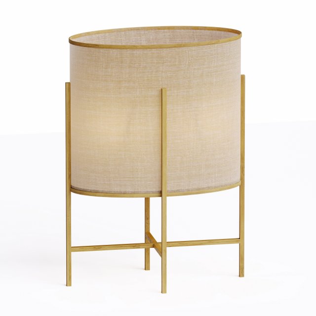 Kiosk Table Lamp Model 3D .c4d .max .obj .3ds .fbx .stl .blend 