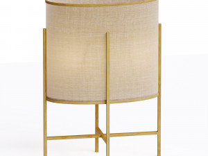 Kiosk Table Lamp 3D Model