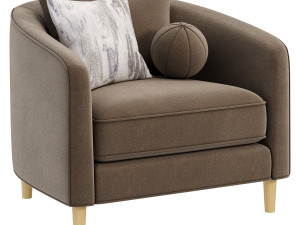 Remmy Upholstered Armchair 3D 모델