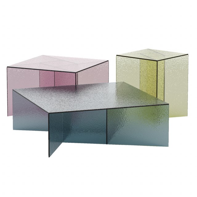 Aspa Coffee Side Table 3D Model .c4d .max .obj .3ds .fbx .stl .blend 