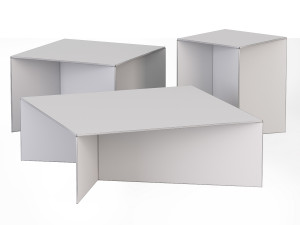 Aspa Coffee Side Table 3D Model