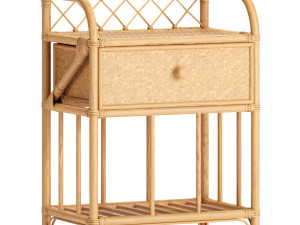 Bedside table Aoni 3Dモデル