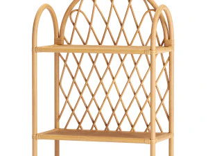 Rattan display shelf 3D Model