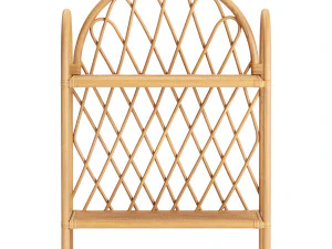 Rattan display shelf 3D Model