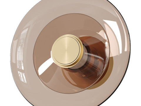 Luna A Disc Sconce 3D Modell