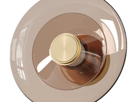 Luna A Disc Sconce 3D Model