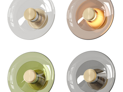 Luna A Disc Sconce 3D Modell