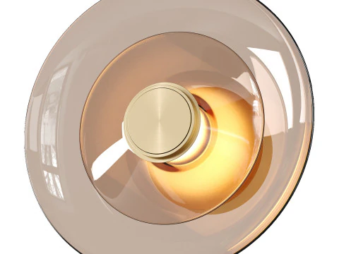 Luna A Disc Sconce 3D Model
