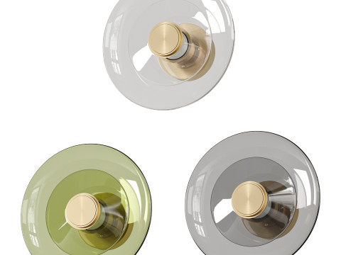 Luna A Disc Sconce 3D Modell